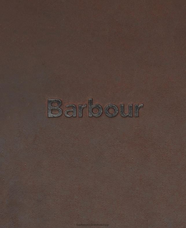 Barbour accesorios hombres Armada bolso tarras de cuero encerado LH60R2207