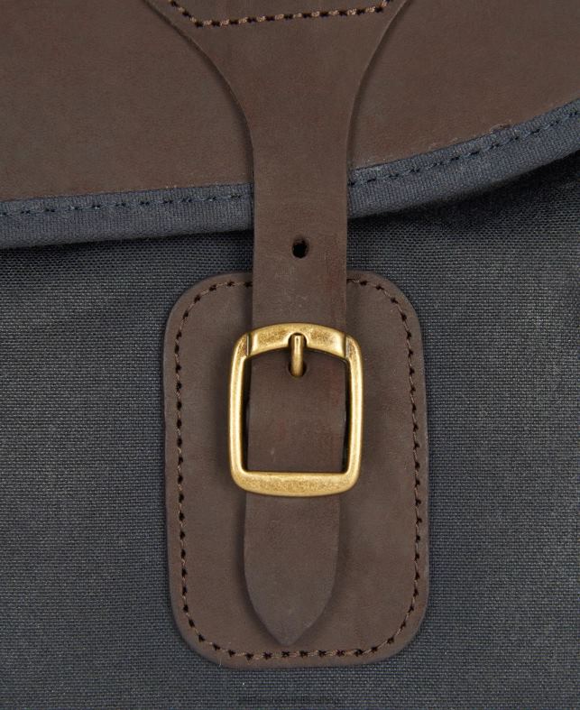 Barbour accesorios hombres Armada bolso tarras de cuero encerado LH60R2207