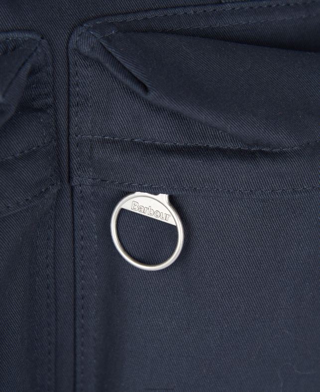 Barbour accesorios hombres azul marino clásico bolso shopper con motivo de cascada LH60R2215