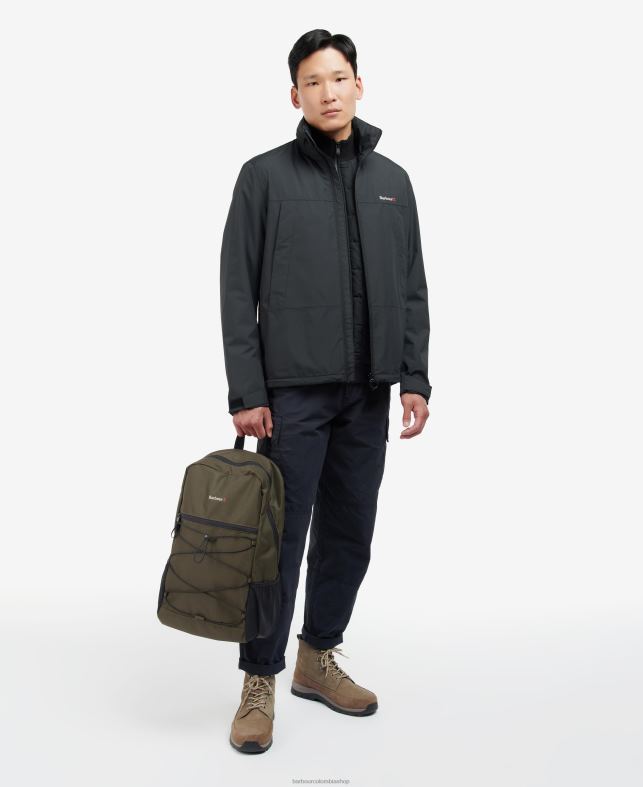 Barbour accesorios hombres lago/verde dorado mochila exploradora de lona arwin LH60R2193