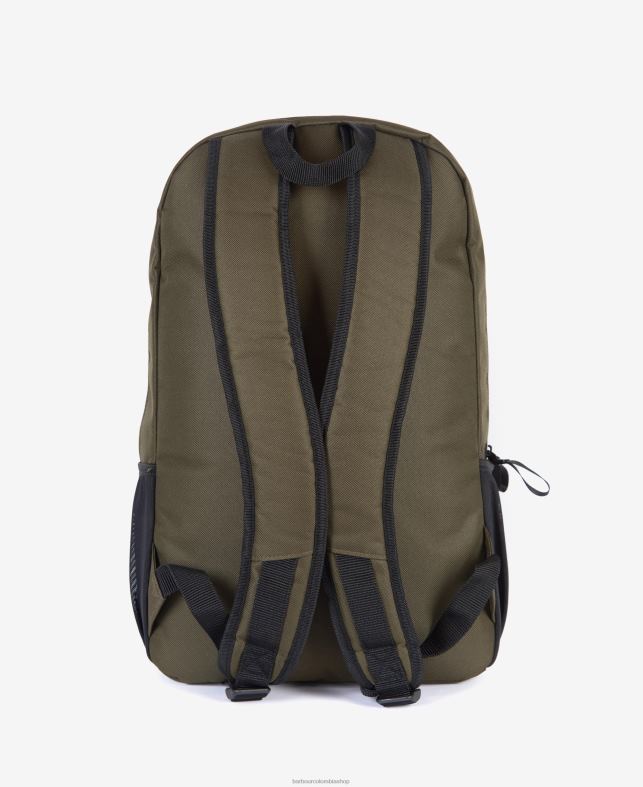 Barbour accesorios hombres lago/verde dorado mochila exploradora de lona arwin LH60R2193