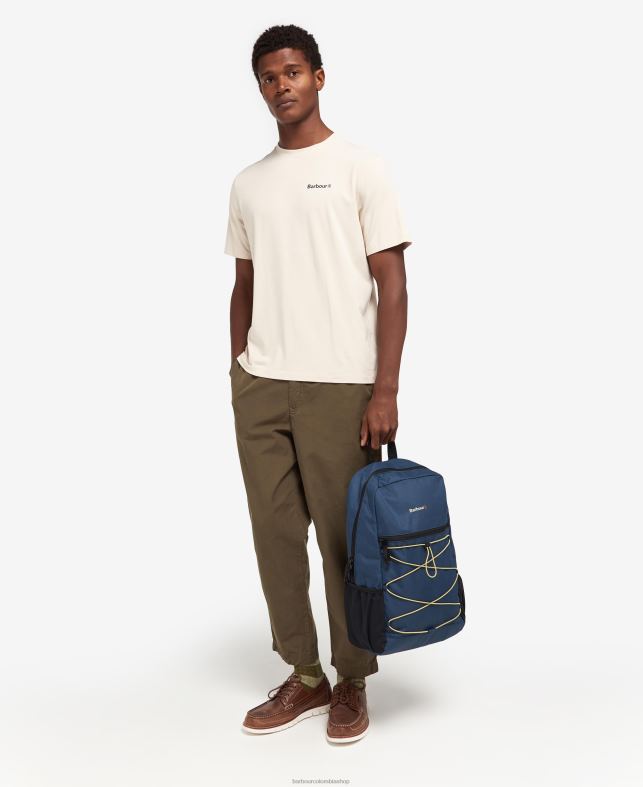 Barbour accesorios hombres lago/verde dorado mochila exploradora de lona arwin LH60R2210