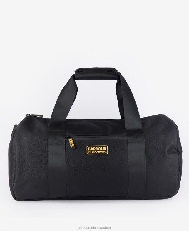 Barbour accesorios hombres negro bolsa de viaje knockhill LH60R2181