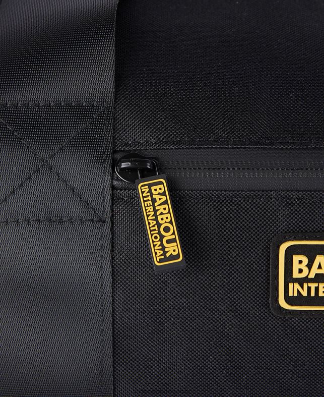 Barbour accesorios hombres negro bolsa de viaje knockhill LH60R2181