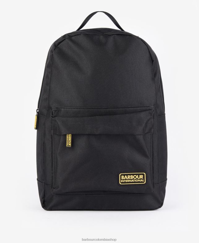 Barbour accesorios hombres negro mochila de golpe LH60R2190