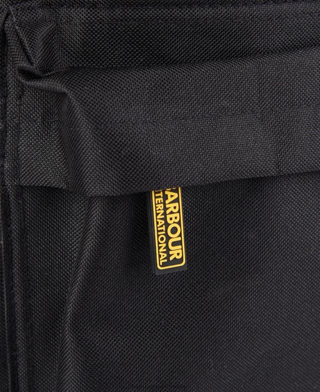 Barbour accesorios hombres negro mochila de golpe LH60R2190