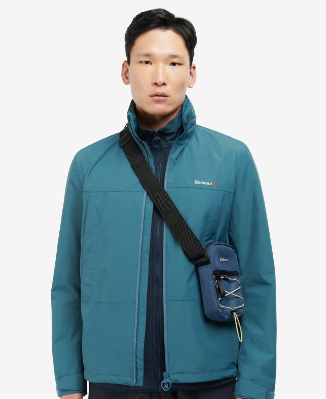 Barbour accesorios hombres verde oliva/negro bandolera de lona arwin LH60R2204