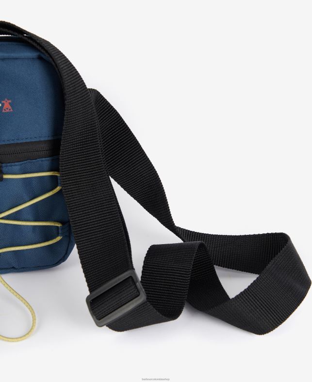 Barbour accesorios hombres verde oliva/negro bandolera de lona arwin LH60R2204