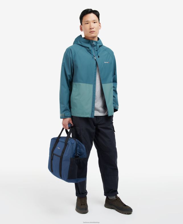 Barbour accesorios hombres verde oliva/negro bolsa de lona arwin LH60R2203