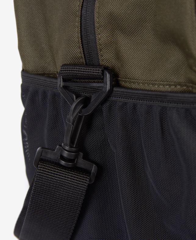 Barbour accesorios hombres verde oliva/negro bolsa de lona arwin LH60R2209