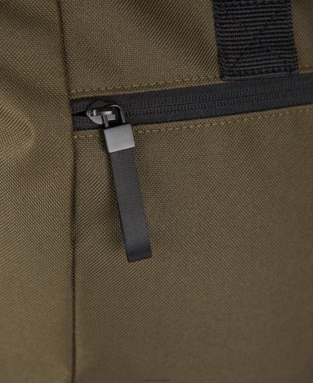 Barbour accesorios hombres verde oliva/negro bolsa de lona arwin LH60R2214