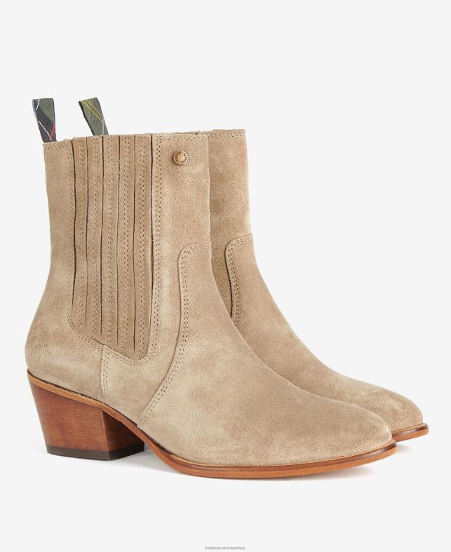 Barbour calzado mujer gris pardo botas chelsea vaqueras prue LH60R2075