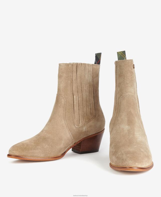 Barbour calzado mujer gris pardo botas chelsea vaqueras prue LH60R2075