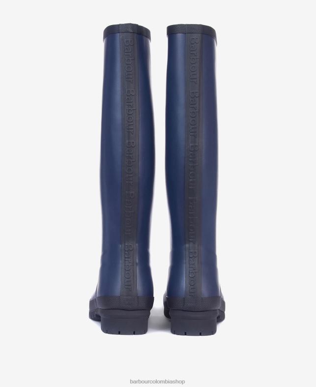 Barbour calzado mujer negro botas de agua abadía LH60R2158