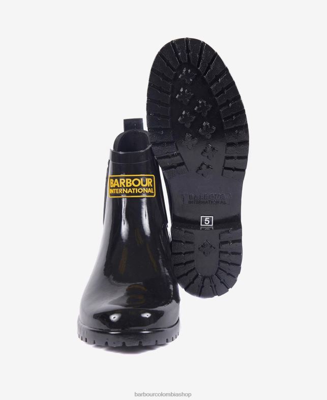 Barbour calzado mujer negro botas de agua assen chelsea LH60R2160