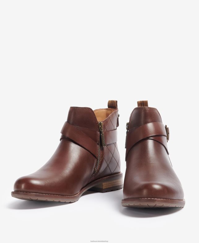 Barbour calzado mujer negro clásico botas darlene con cinturón LH60R2088